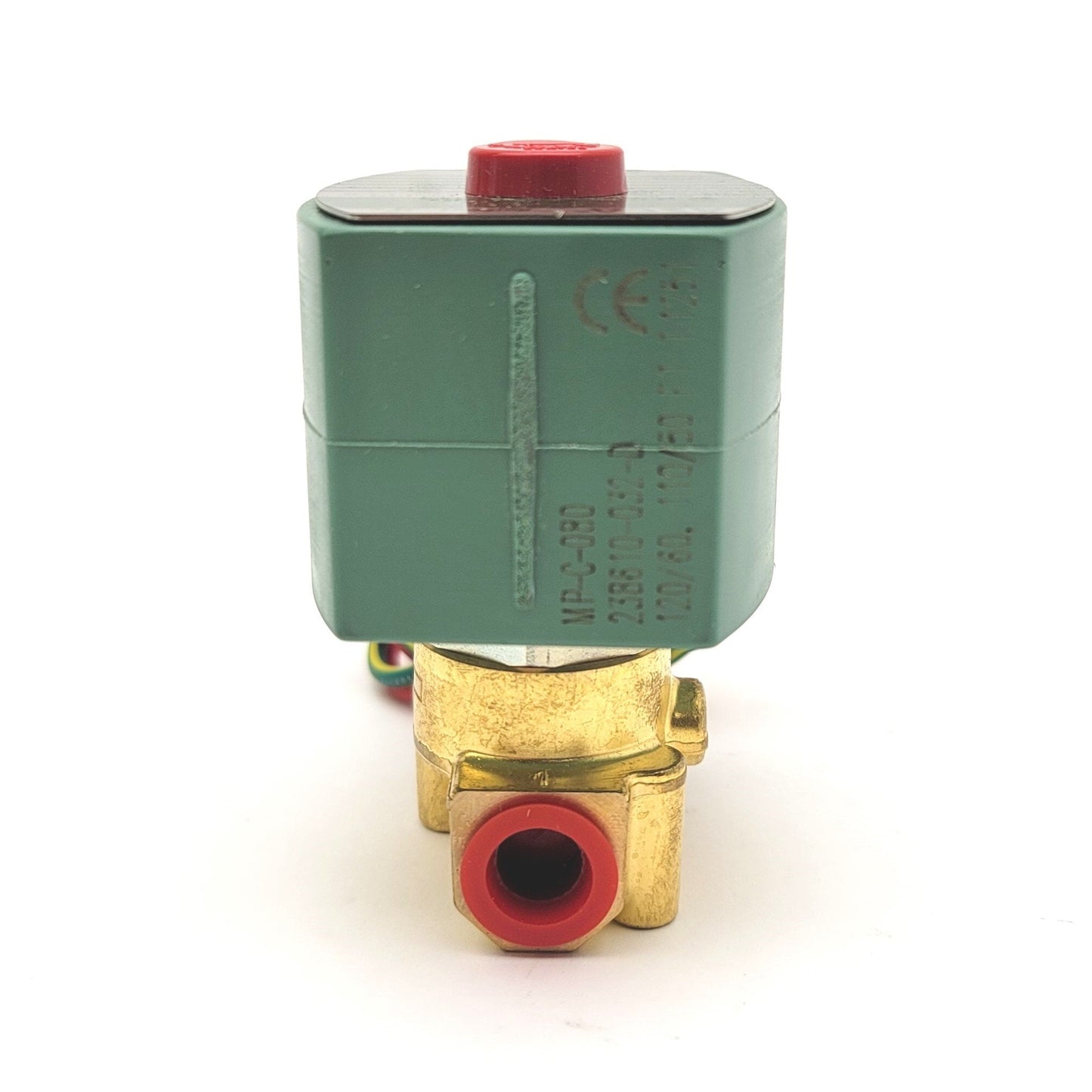 New ASCO 8262H210 Red-Hat Brass Solenoid Valve, 1/4"NPT, 2-Way/2-Position, 120VAC