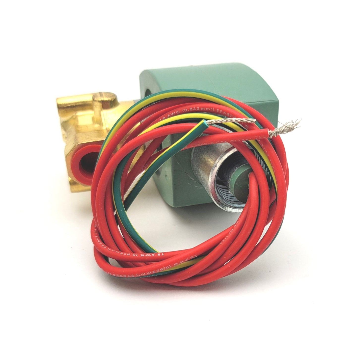 New ASCO 8262H210 Red-Hat Brass Solenoid Valve, 1/4"NPT, 2-Way/2-Position, 120VAC