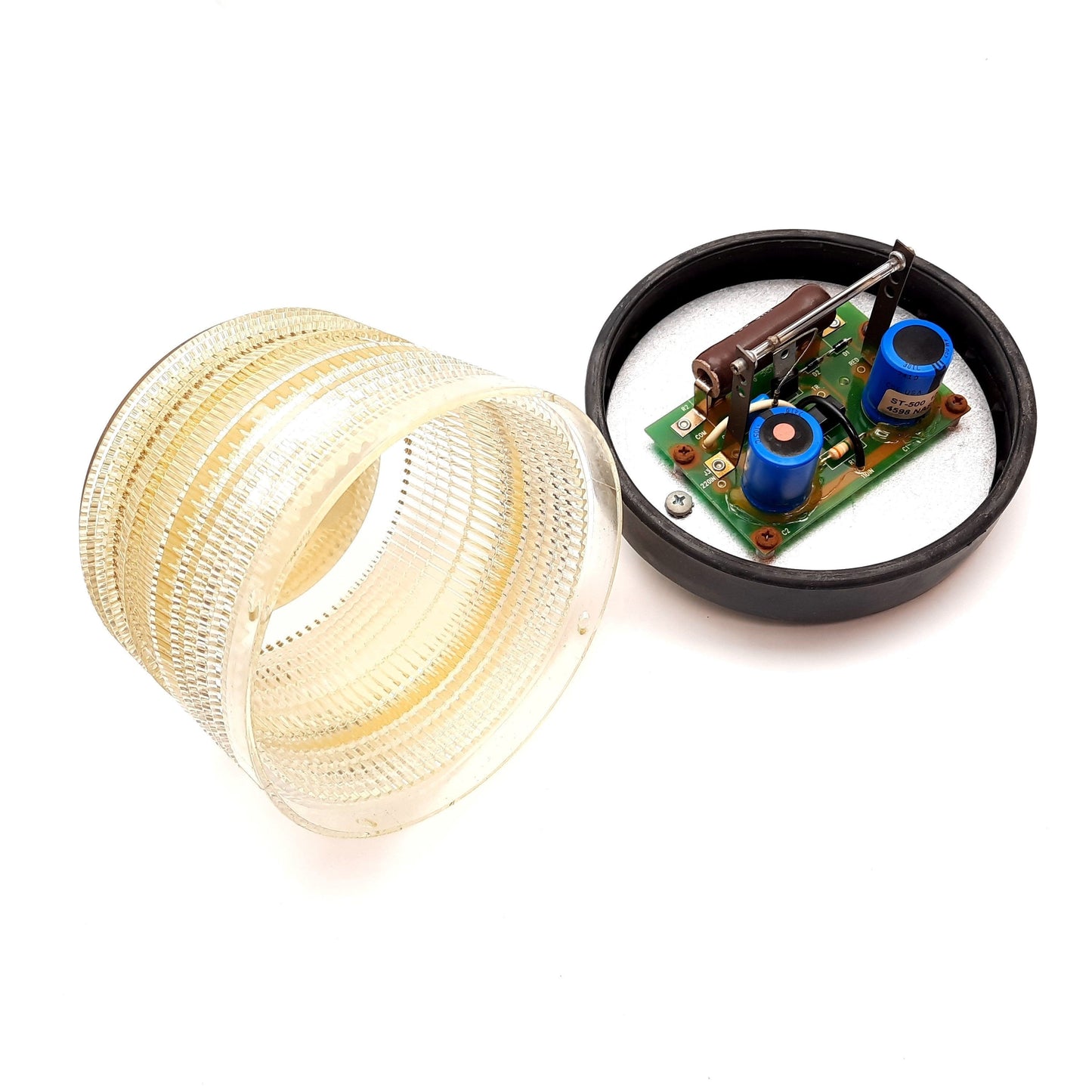 Used North American Signal ST500-ACC Strobe Light, 120VAC 60Hz 0.1A, 5.5" Diameter