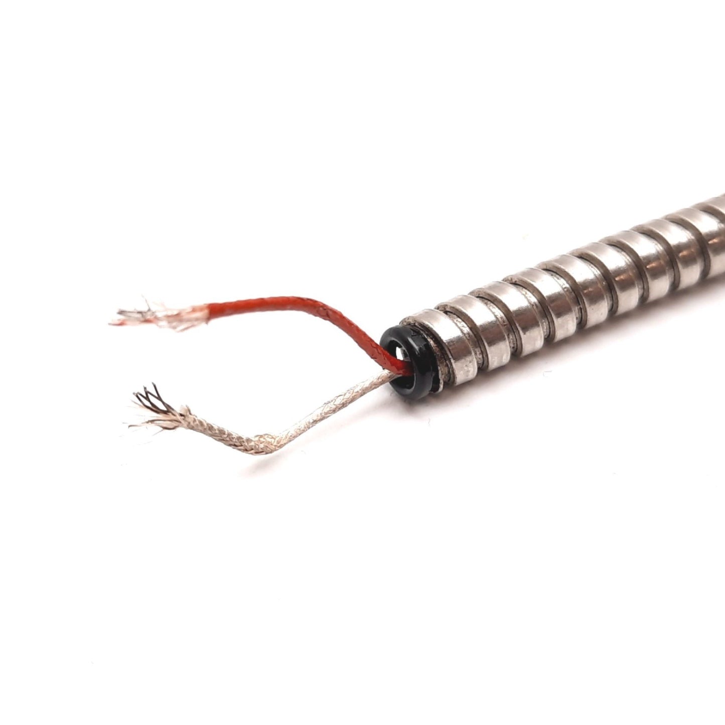 Used Tempco TC-2590 TCR00008 Thermocouple, Type J, 90° Angle, 0.188" Dia Sheath