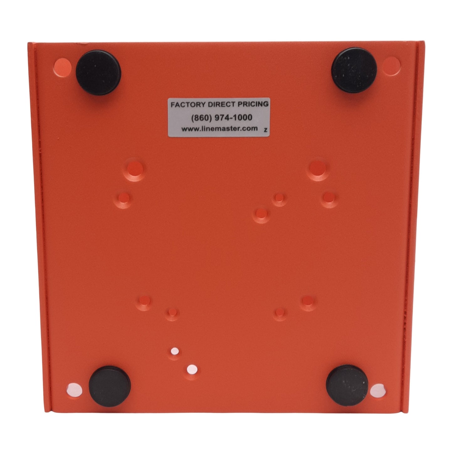 New Linemaster 522-B14 Full Guard Foot Switch Cover, Alert Orange, 5" High, Non-Skid