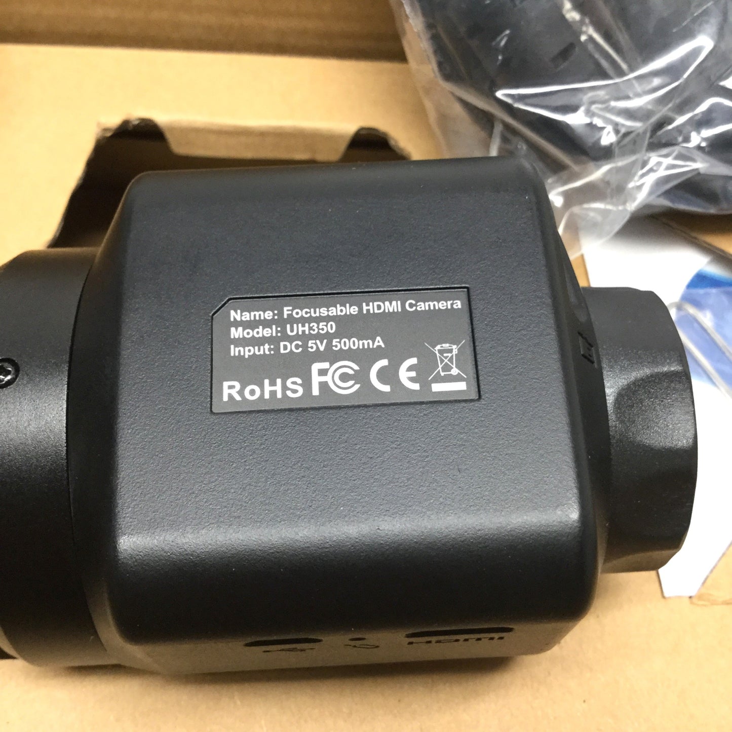 New Amscope UH350 Focusable HDMI Standalone Digital Microscope Camera 1080p 3.5MP
