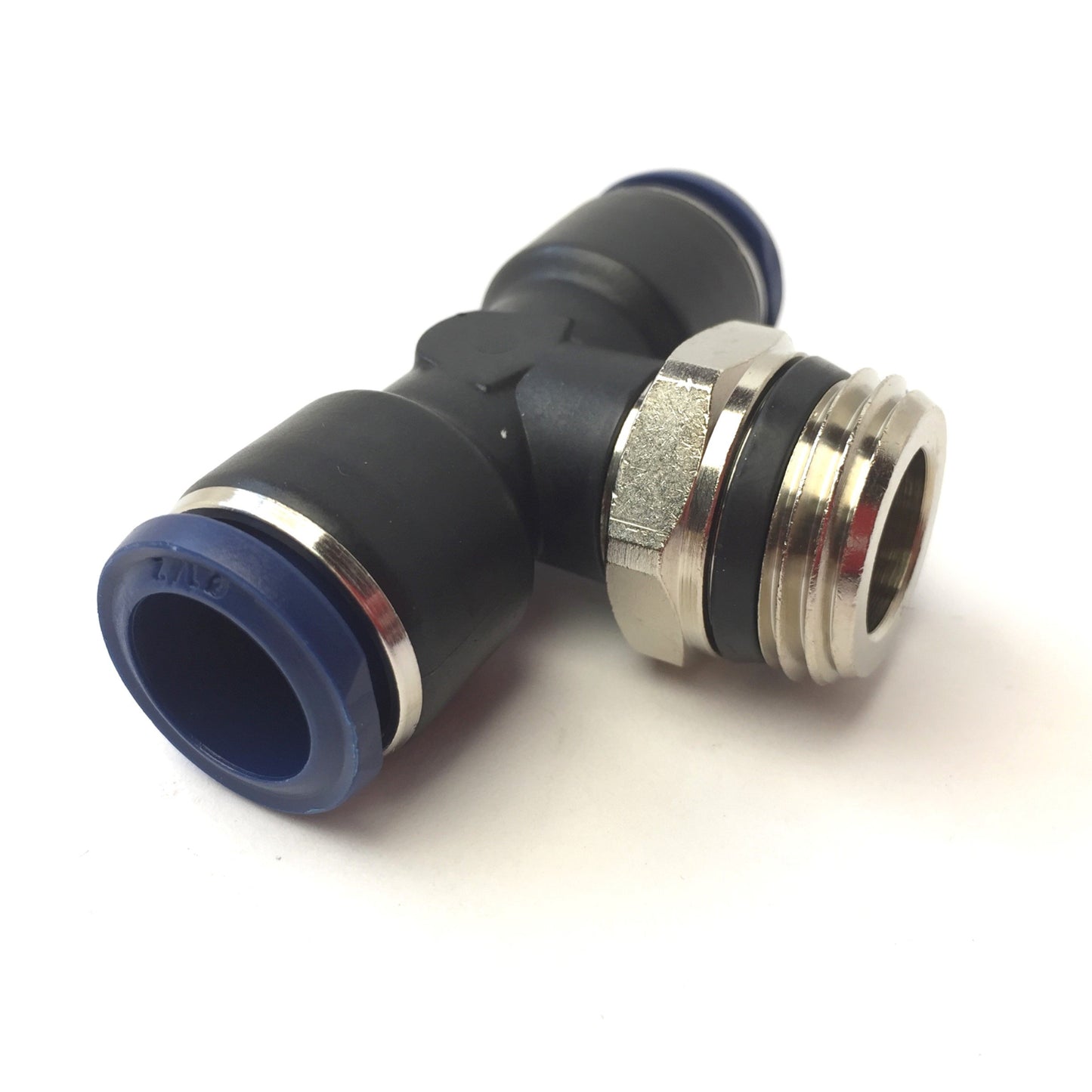 New – Open box Lot of 5 Aignep 85210-08-08 Air Swivel Branch Tee, 1/2" Tube, 250 PSI, 1/2" NPT