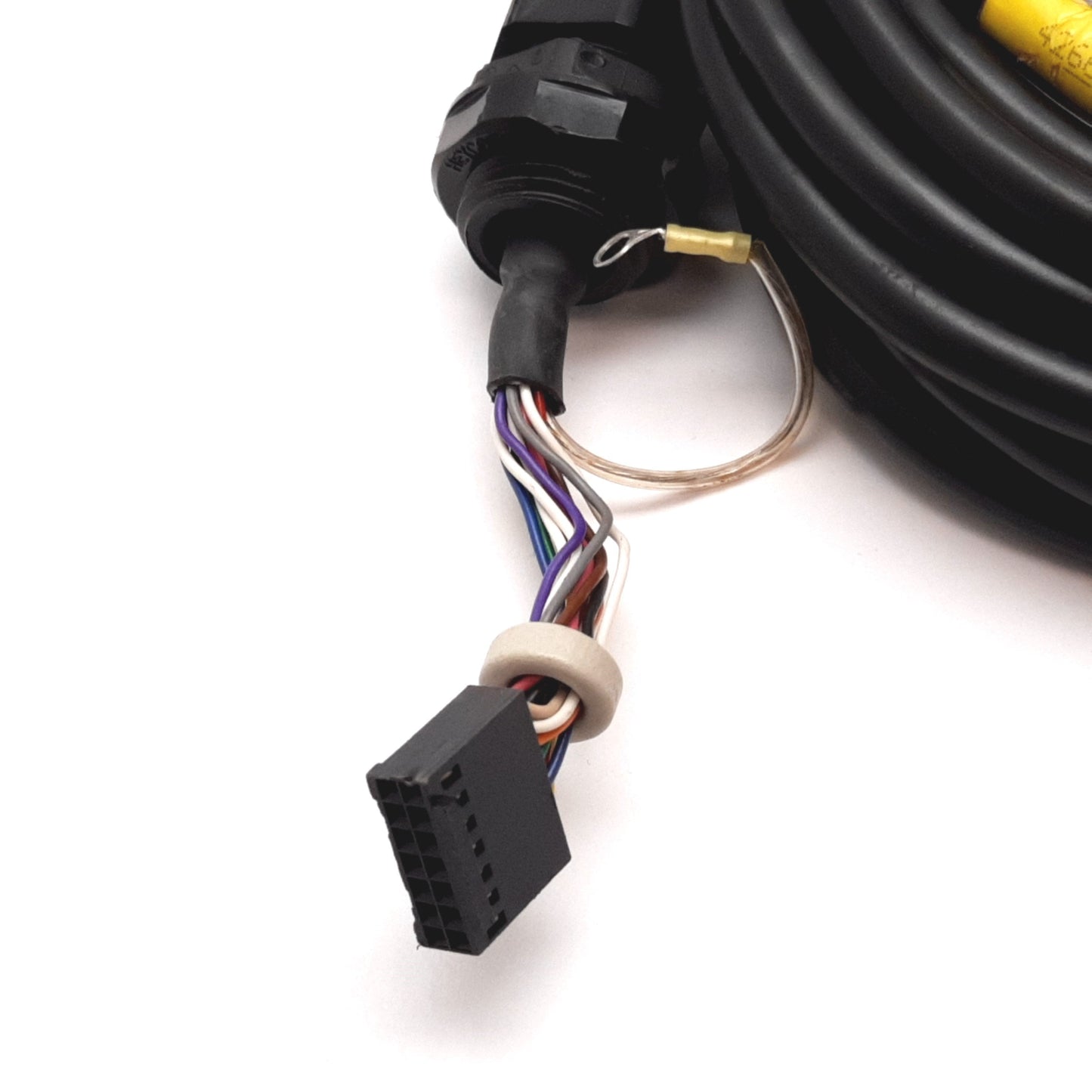 Used Omron STI 42660-0150 Light Curtain Transmitter Cable 15-Pin Round 14-Pin IDC 15'