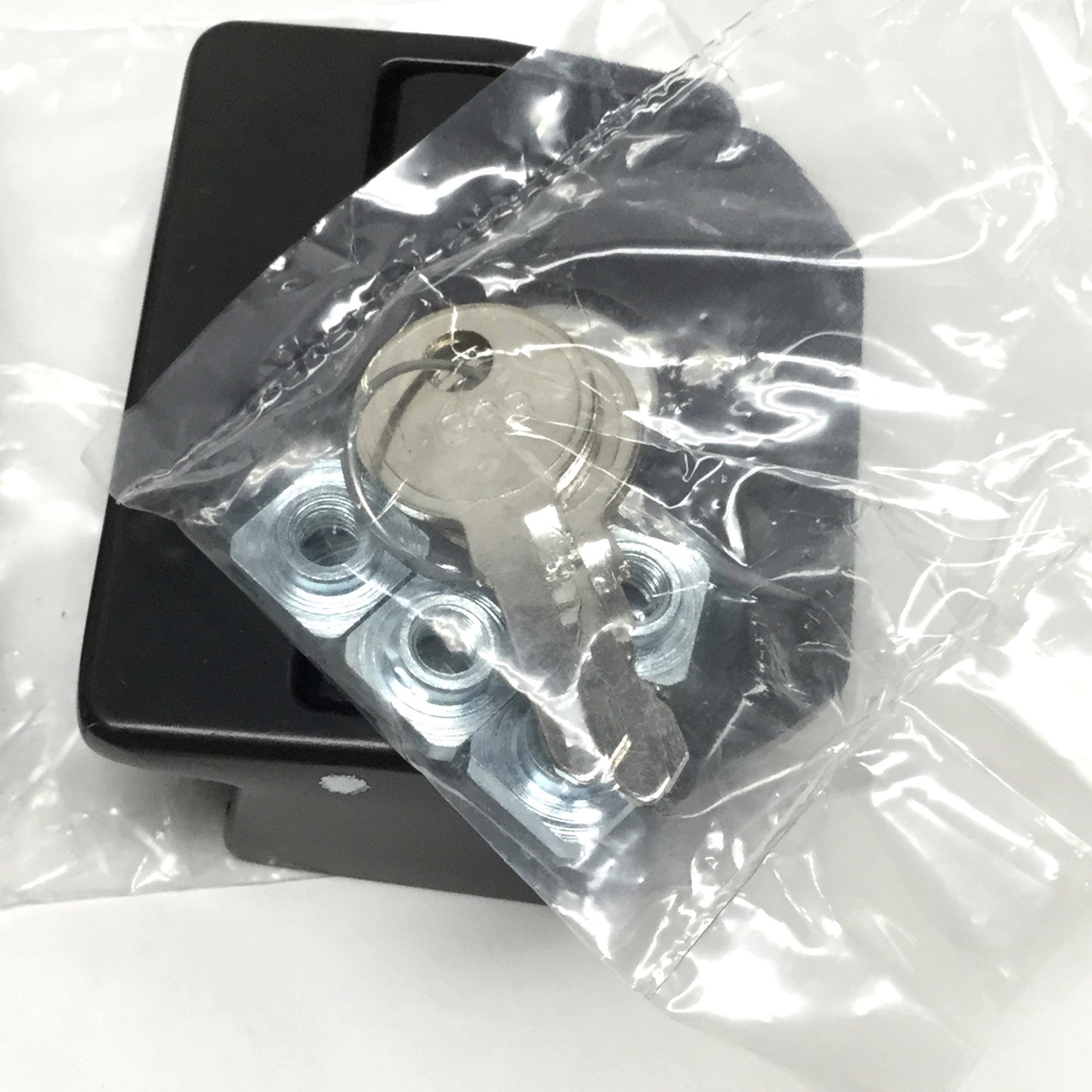 New Dirak 265-9602.00-00000 6-150 Profile Door Slam Latch, Key Lock, Zinc, Black