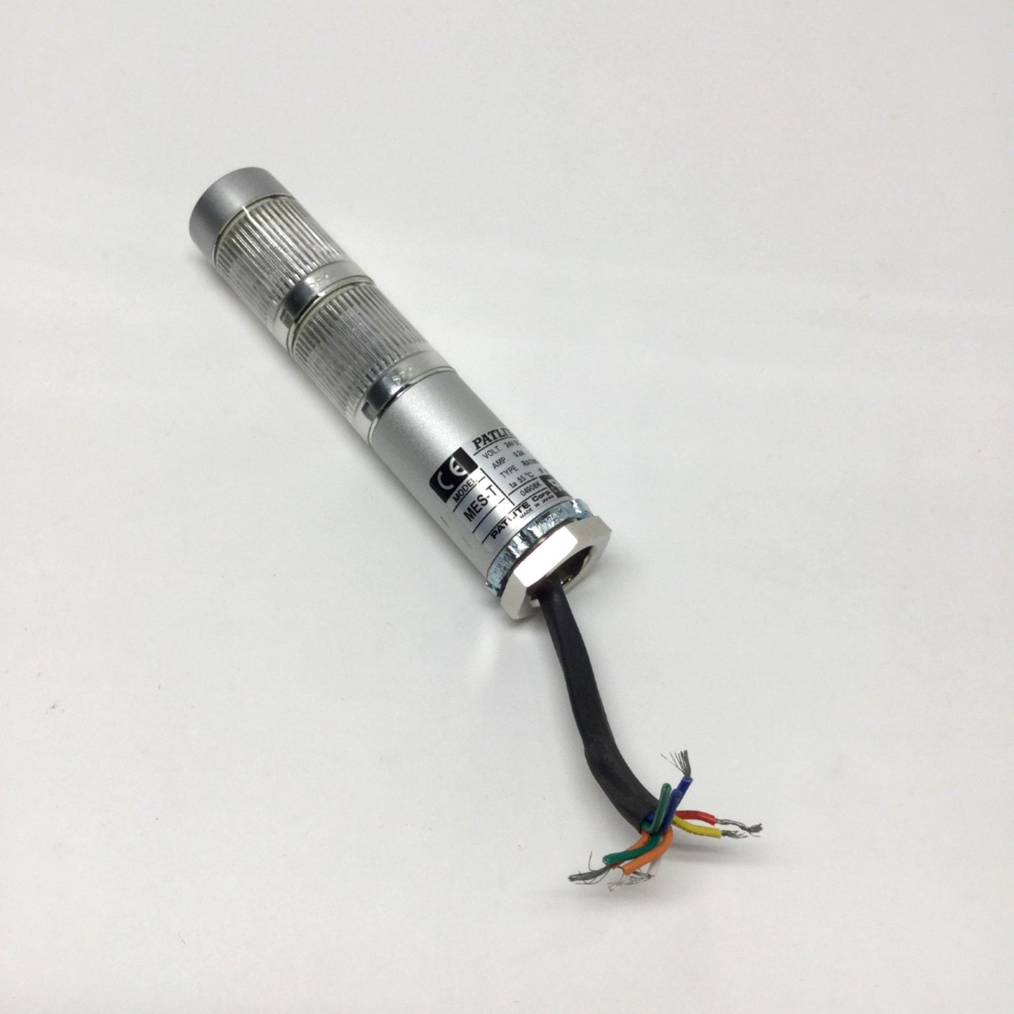 New Other Patlite MES-T Super Slim Stack Light Signal Tower Red Steady LED, 24VDC 0.2A