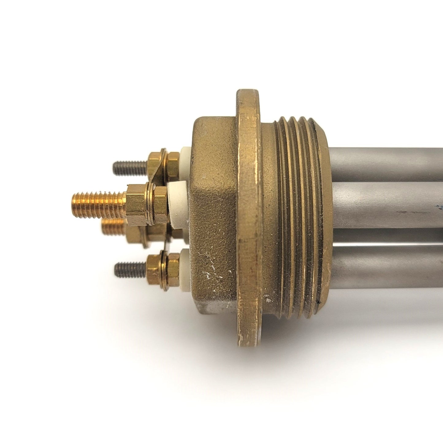 Used Screw In Immersion Tank Heater 220VAC 1-PH 4500 Watts, 16-1/2" Length, 1-1/2"NPT