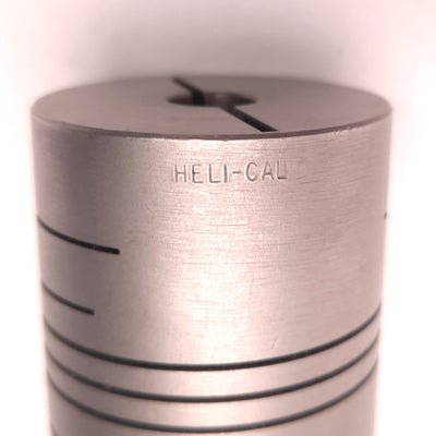 Used Helical MC7C150 Flexible Steel Coupling 14mm Bore One, 8mm Bore Two, 40mm OD