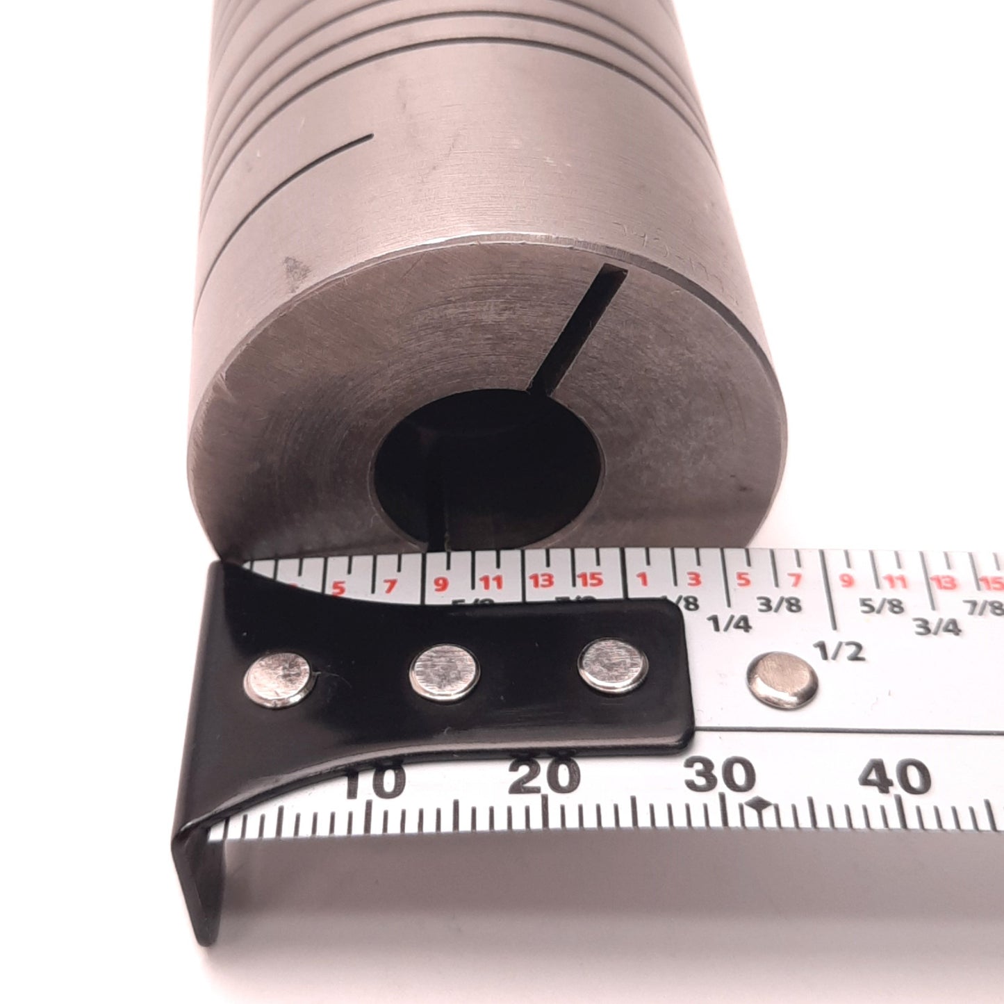 Used Helical MC7C150 Flexible Steel Coupling 14mm Bore One, 8mm Bore Two, 40mm OD