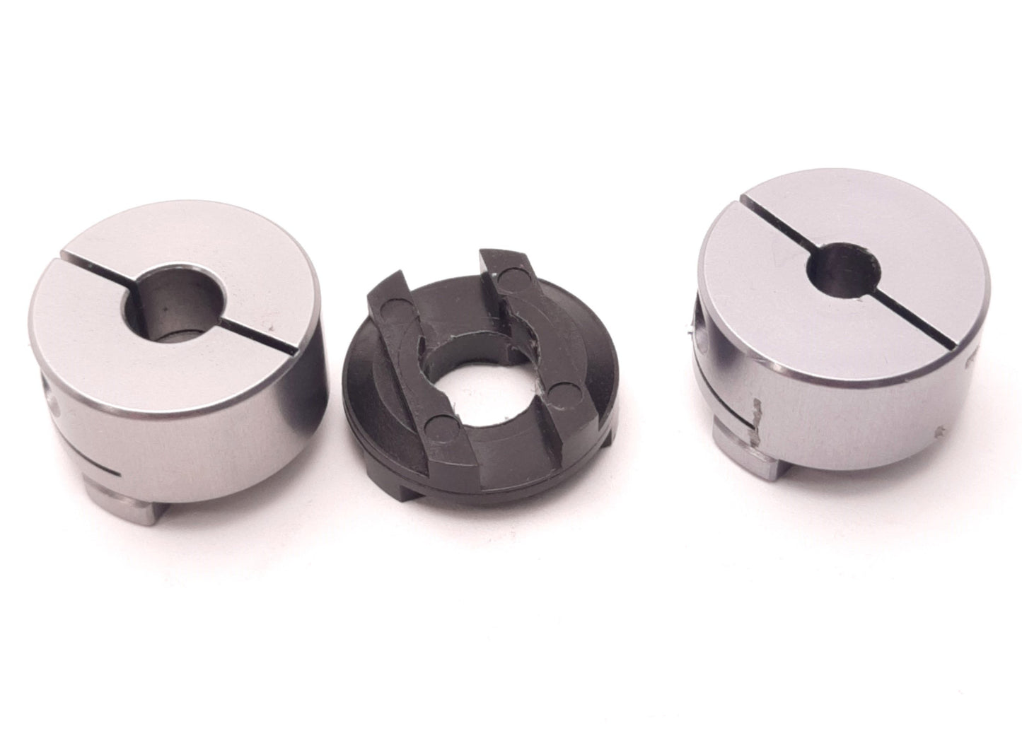 Used Ruland MOCT19-6-A OD12/19-AT MOCT19-5-A Oldham Coupling Bundle, 6mm x 5mm Bore