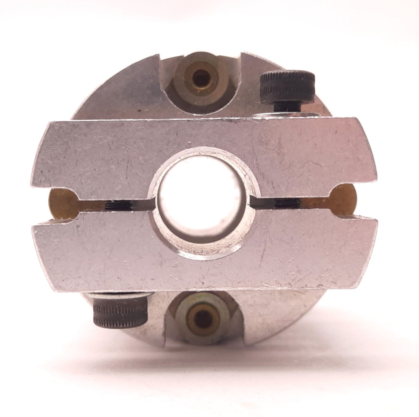 Used Huco 466.33.3131 Flex-M Disc Coupling, 3/8" Bore, 1.325" OD, 1.6" Length