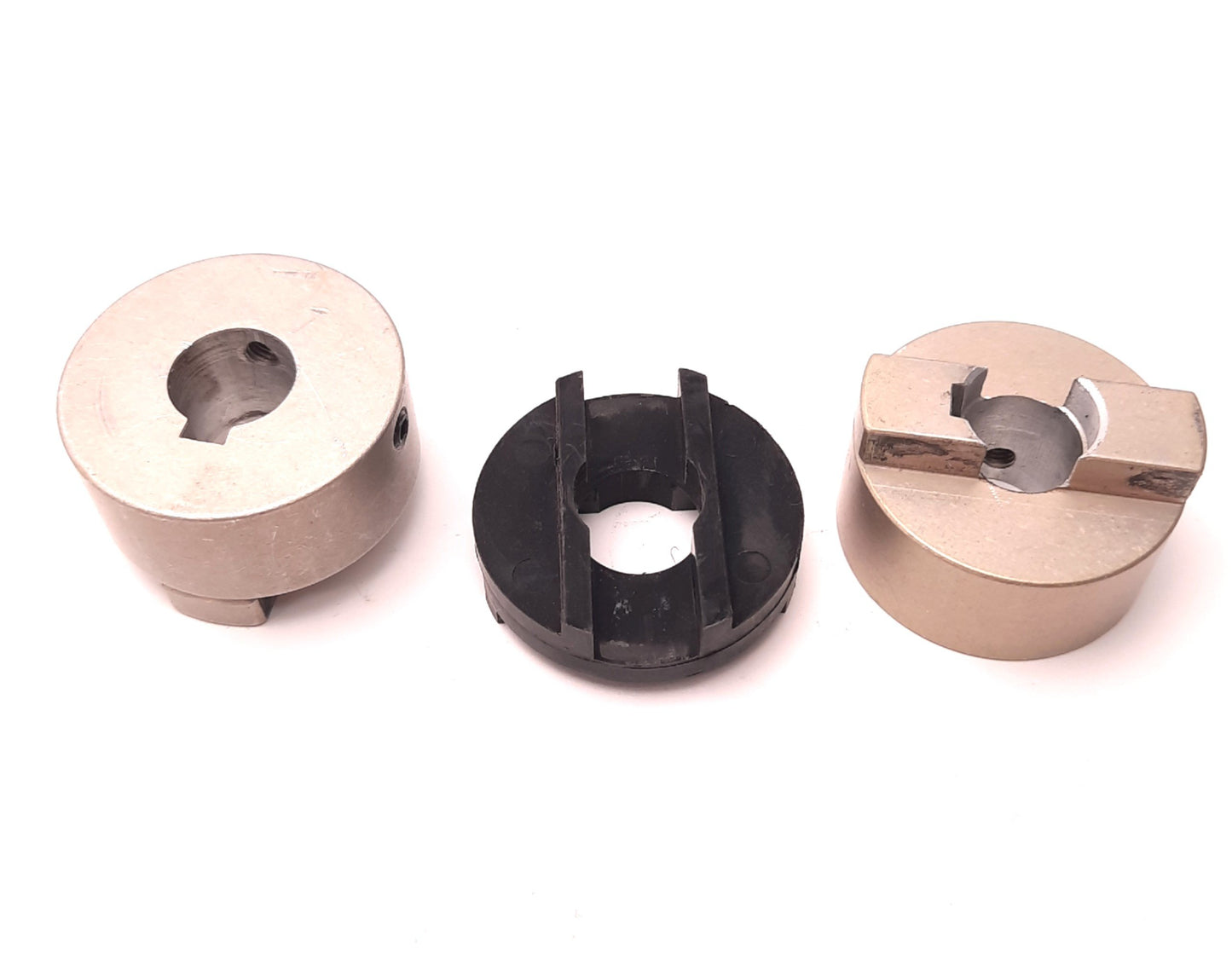 Used Huco 500.41 Coupling Bundle 17mm Bore with Key Way, 41mm OD, 51mm Length