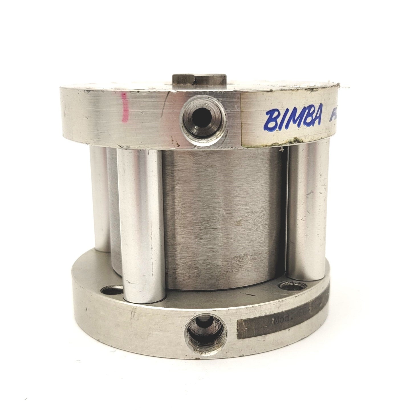 Used Bimba FO-50-2 Flat 1 Double Acting Cylinder 2-1/2" Bore 2" Stroke 1/4"NPT 1/2-20