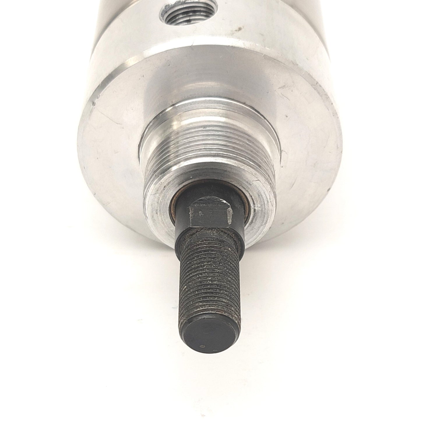 Used Bimba SR-701-DEE0.25 Round Body Stainless Steel Cylinder 3" Bore, 1" Stroke