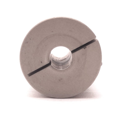 Used Helical ACR087-8-8 Flexible Aluminum Coupler 1/4" Bore, 7/8" OD, 1.06" Length