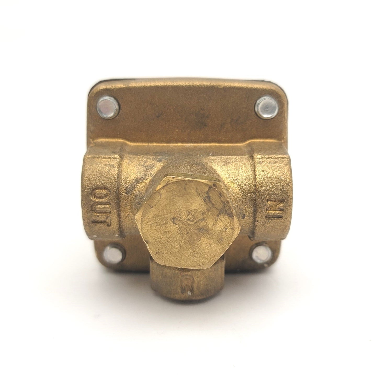 Used Watts 26A 1KCL1 2-Way Small Brass Pressure Regulator 1-25psi 3/8"NPT 300psi Max
