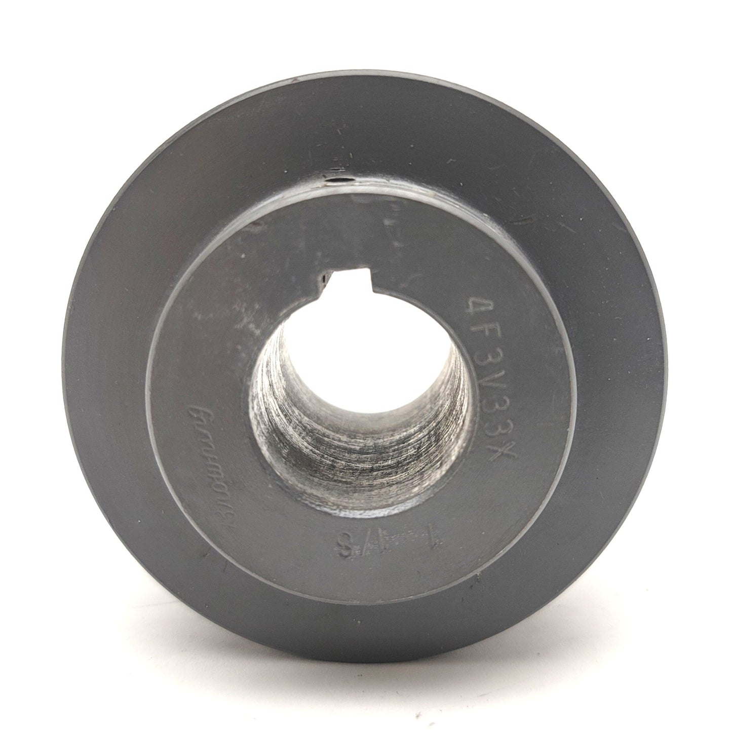Used Browning 4F3V33X 1 1/8 Fixed Pitch Sheave 4-Groove, 3.35" Diameter, 1.125" Bore