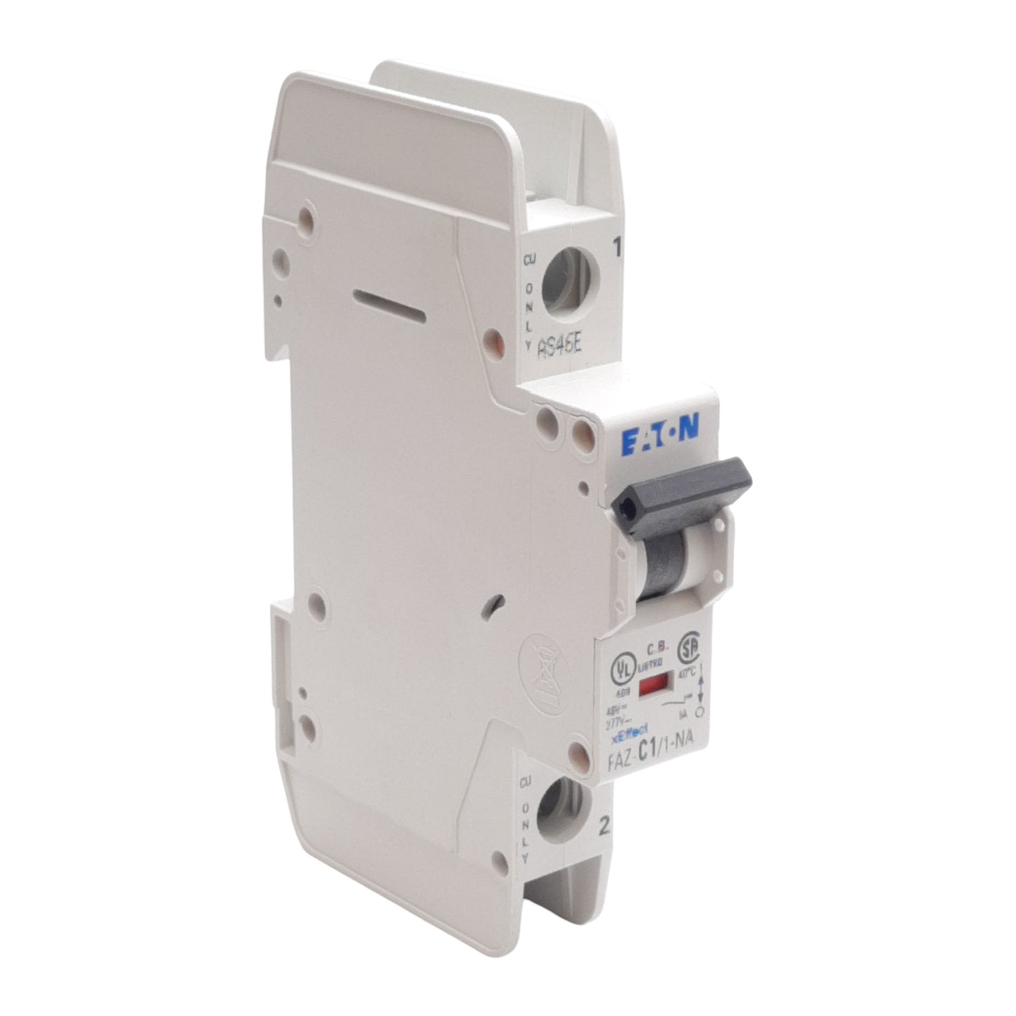 Used Eaton FAZ-C1/1-NA-SP Miniature Circuit Breaker 1-Pole C-Curve, 1A 277VAC 48VDC