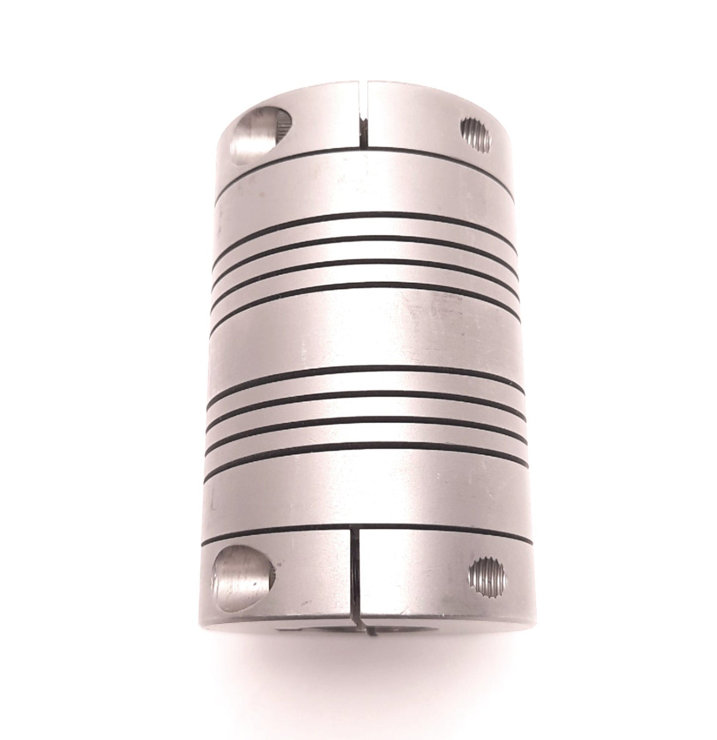 Used Helical Flexible Coupling with Keyway 0.75" to 0.95" Bore, 2.25" OD, 3.5" Length