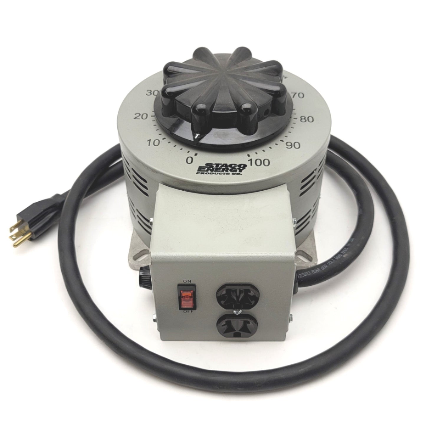 Used Staco Energy Products 3PN2210B Variable Voltage Autotransformer 0-140VAC 22A 1PH