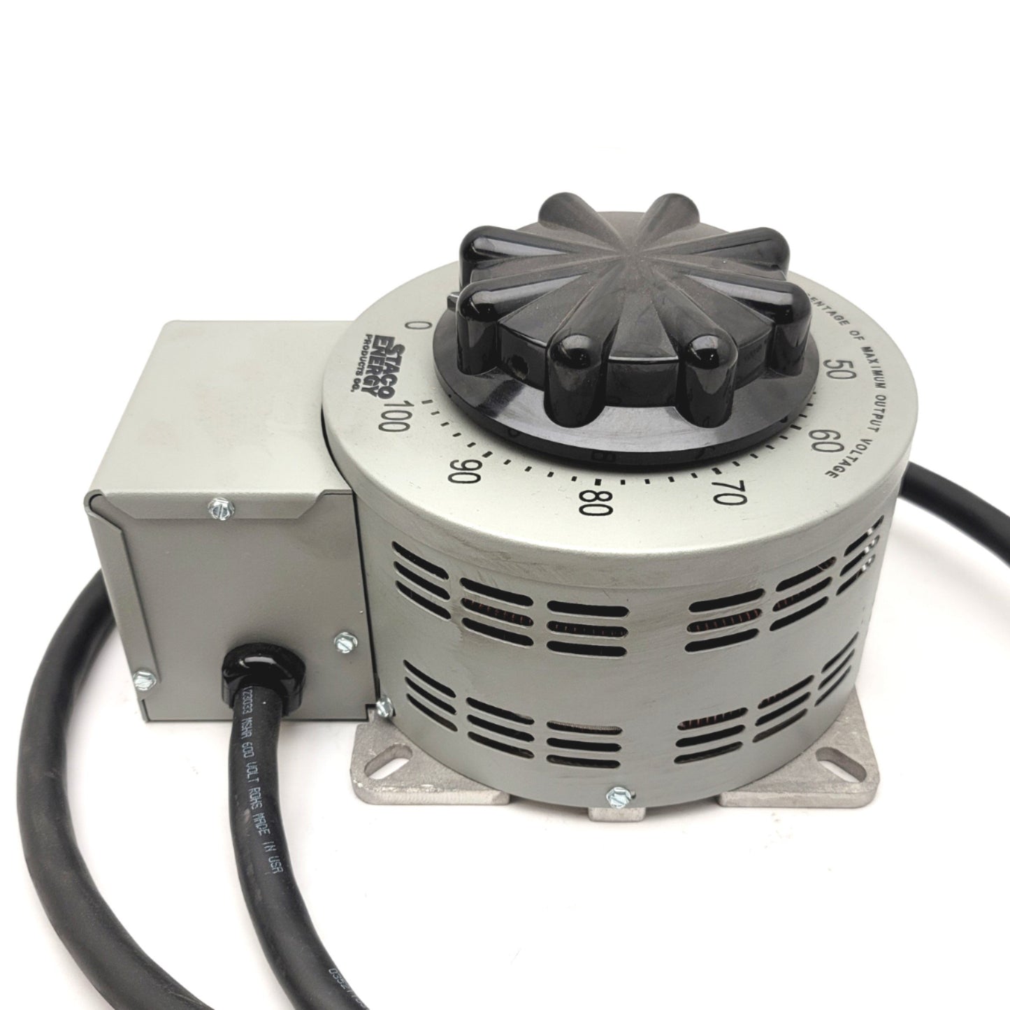 Used Staco Energy Products 3PN2210B Variable Voltage Autotransformer 0-140VAC 22A 1PH