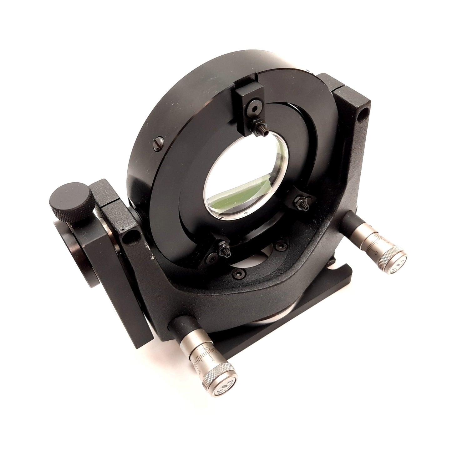 Used Newport SL8ABM Gimbal Optic Mount, Optic Diameter: 80mm, Angular Range: ñ2ø