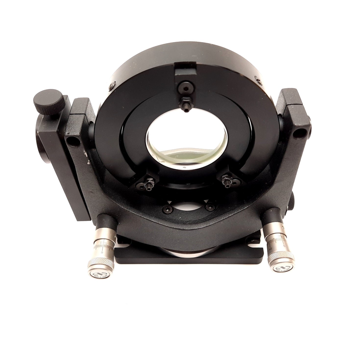 Used Newport SL8ABM Gimbal Optic Mount, Optic Diameter: 80mm, Angular Range: ñ2ø