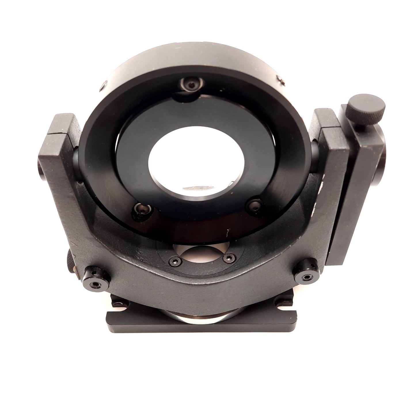Used Newport SL8ABM Gimbal Optic Mount, Optic Diameter: 80mm, Angular Range: ñ2ø