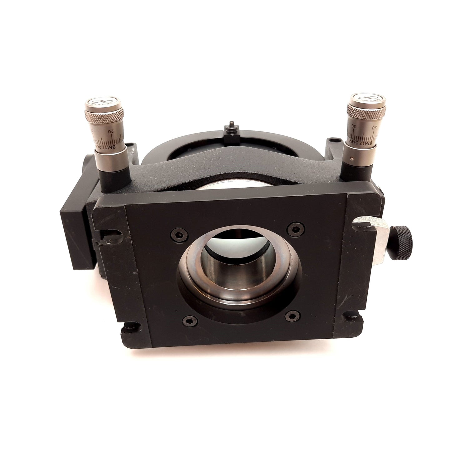 Used Newport SL8ABM Gimbal Optic Mount, Optic Diameter: 80mm, Angular Range: ñ2ø