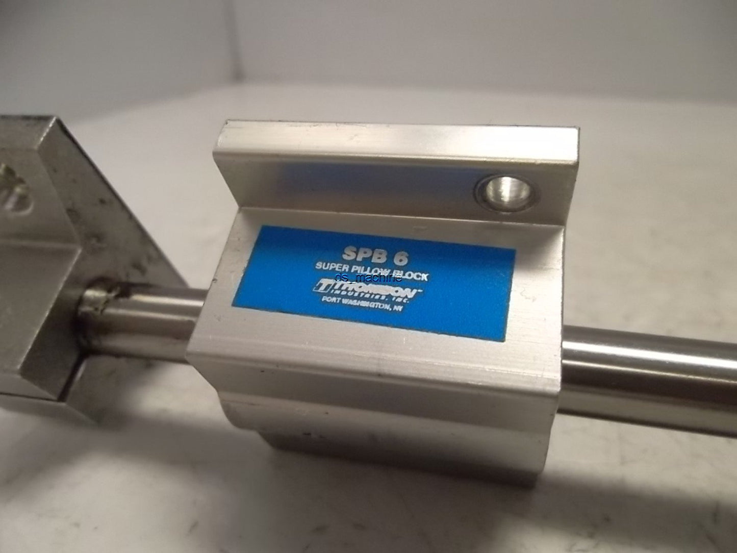 Used Thomson SPB6 Pillow Block Bearing on 16.5" Rod