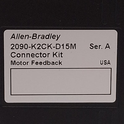 Used Allen Bradley 2090-K2CK-D15M Motor Feedback Breakout Connector 15-Pin D-Sub Male