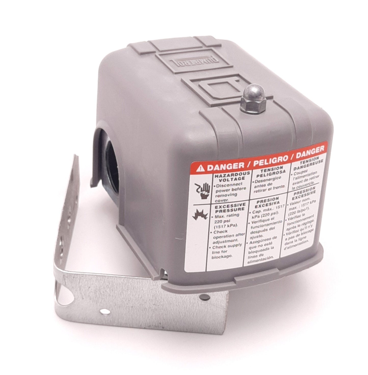 New Square-D 2FG85 Pressure Switch 1/4" Port, DPST, 20 to 100 Psi, 80/100 On/Off