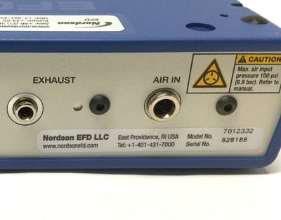 Used Nordson EFD 7012332 Performus III Syringe Fluid Dispenser Timed Controller