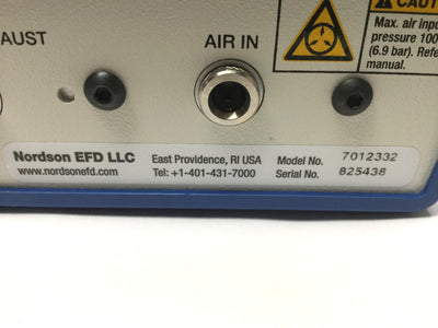Used Nordson EFD 7012332 Performus III Syringe Fluid Dispenser Timer Controller