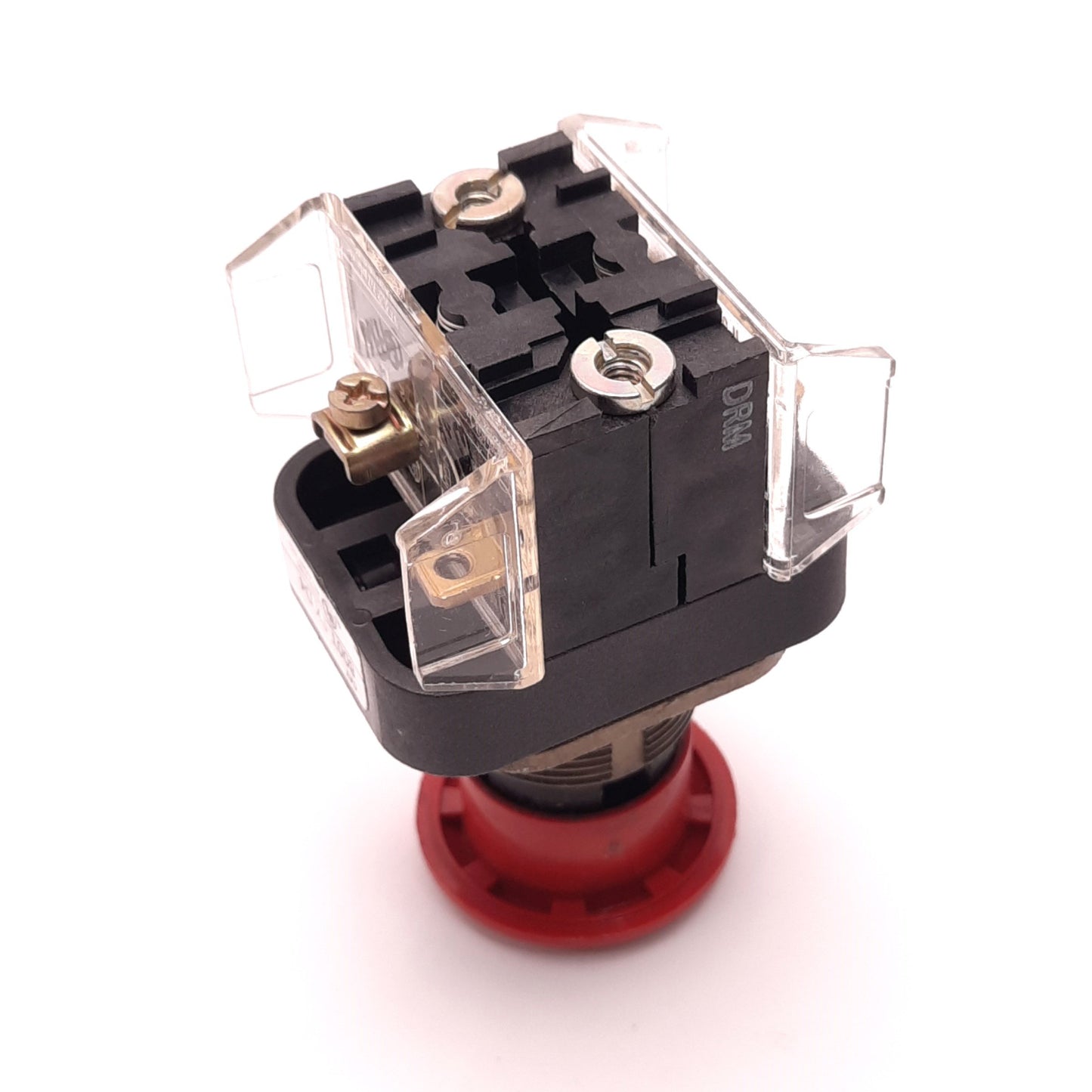 Used Allen-Bradley 800T-FXD4 E-Stop Push Button W/ Two 800T-XD4 Contact 600V AC, NCLB