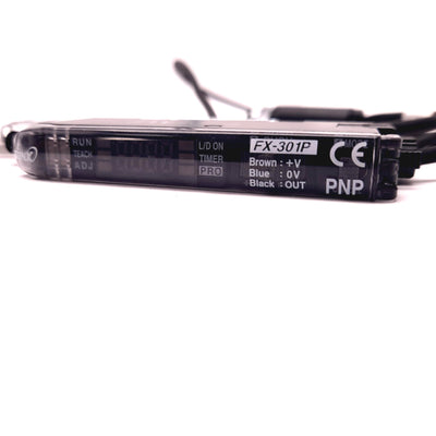 Used SunX NAVI FX-301P Fiber Sensor Amplifier,Supply: 12-24VDC, PNP 3-Wire Output