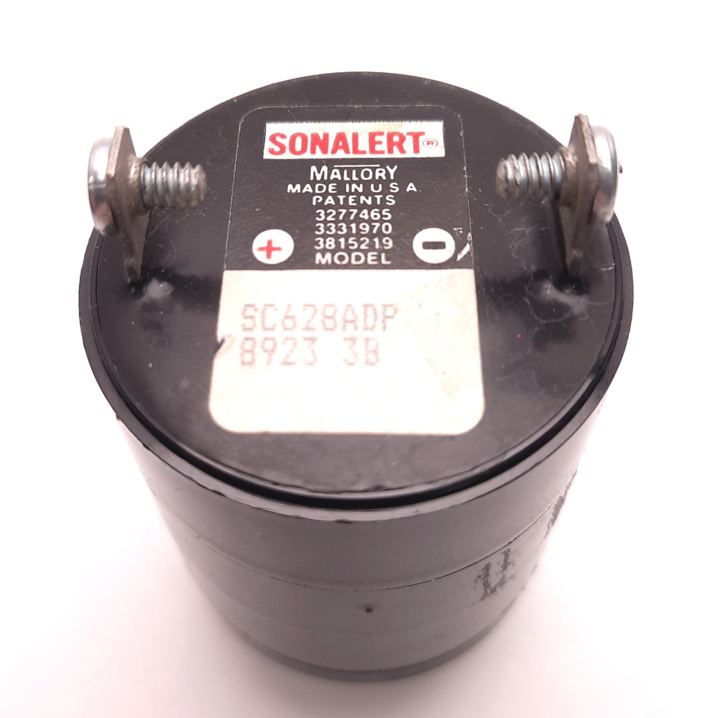Used Mallory Precision SC628ADP Alarm Signal 6-28v, 2kHz, 6-20mA, 1.12" Dia, 60DB