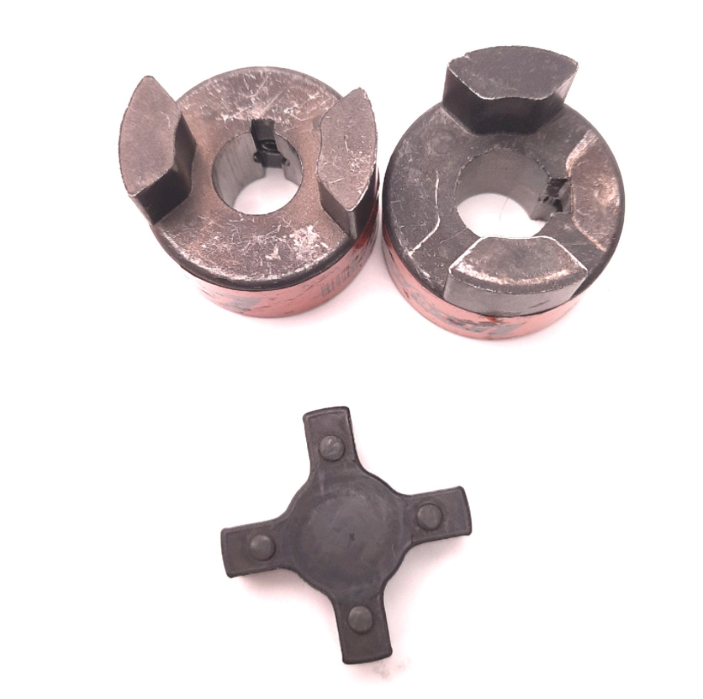 Used Lovejoy L-070 Coupler Assembly w/ Spider 1/2" to 14mm Bore, 1-3/8" OD