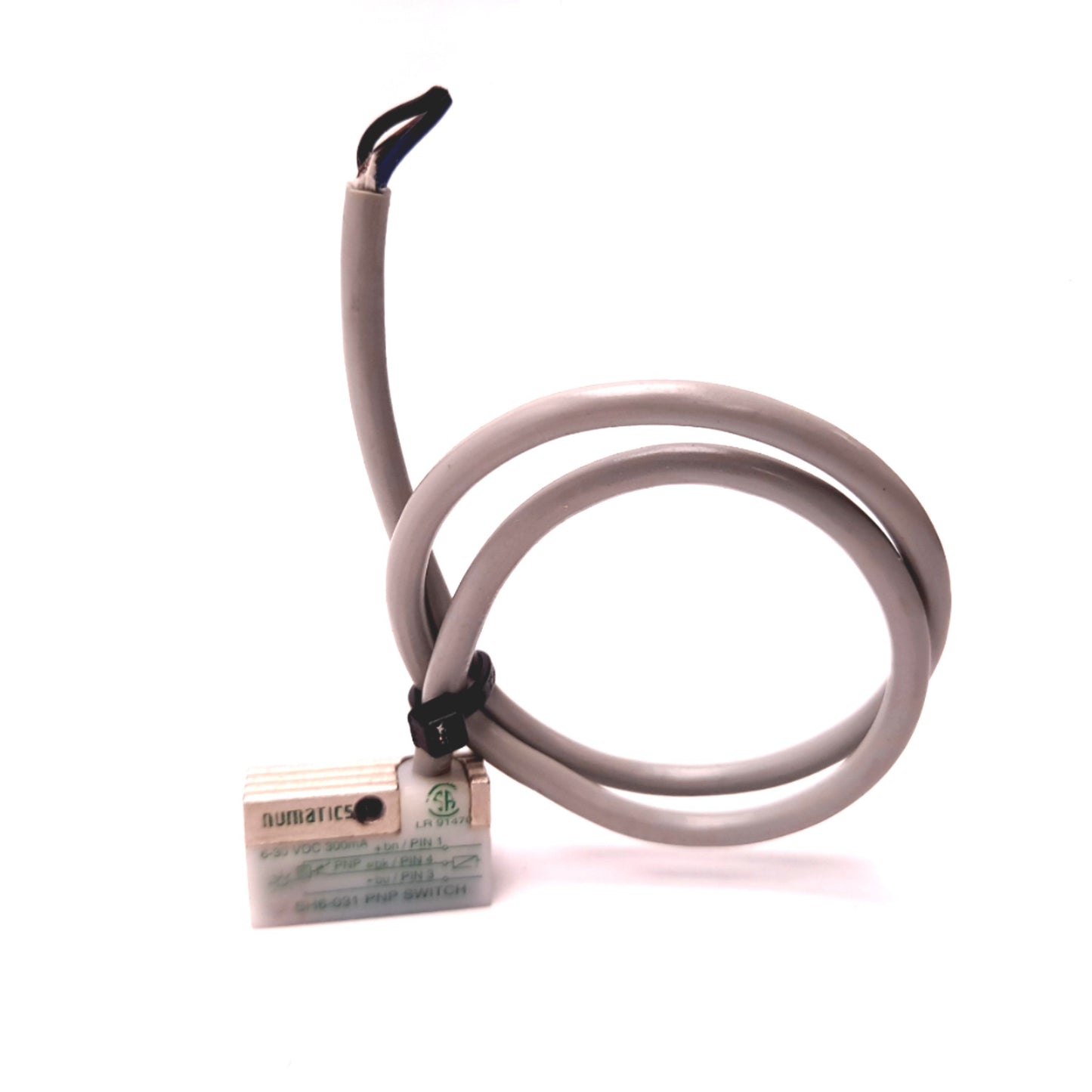 Used Numatics SH6-031 Hall Effect Position Switch 30VDC 300mA PNP N.O 3 Flying Leads