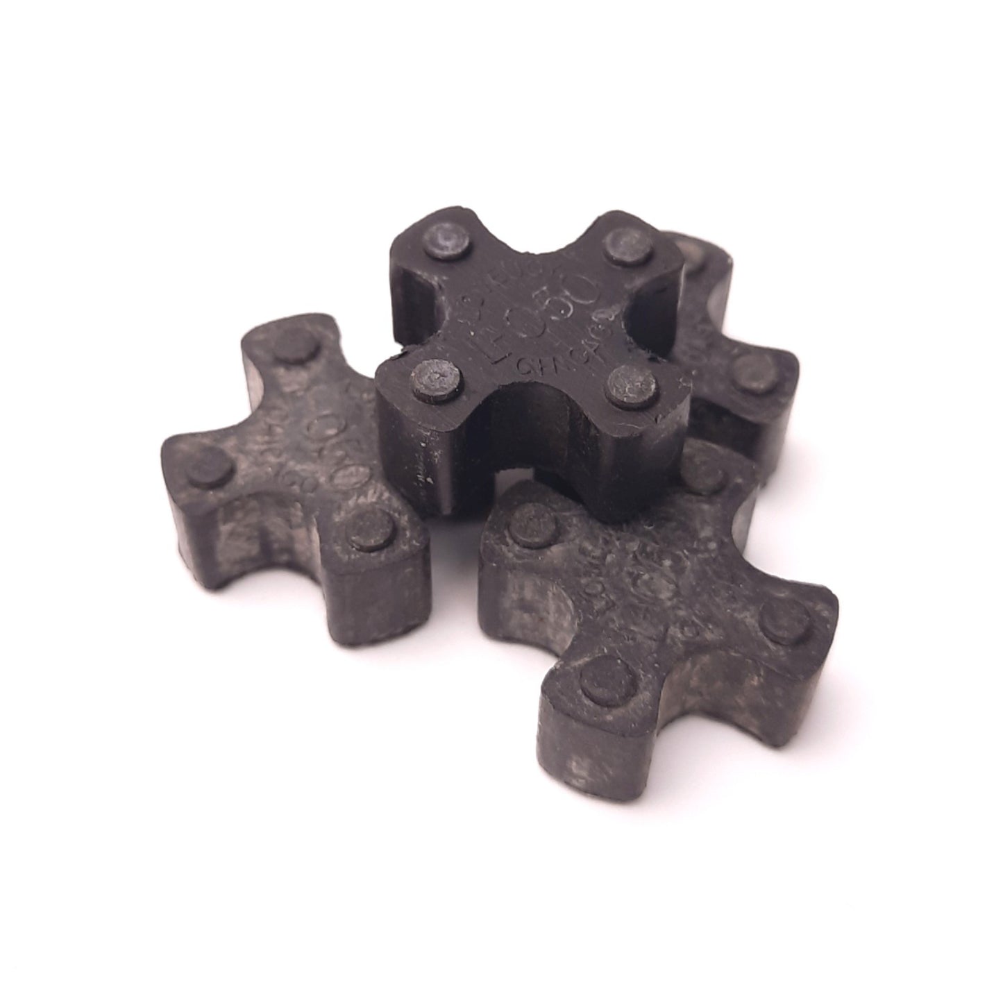 Used Lot of 4 Lovejoy L050 Jaw Coupling Insert, Buna-N, 18,000 RPM Max, .625 Max Bore