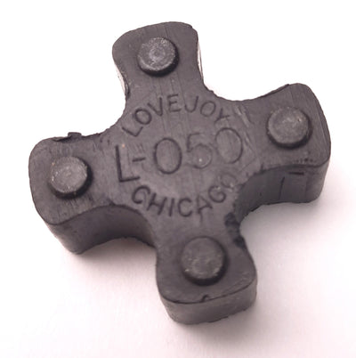 Used Lot of 4 Lovejoy L050 Jaw Coupling Insert, Buna-N, 18,000 RPM Max, .625 Max Bore