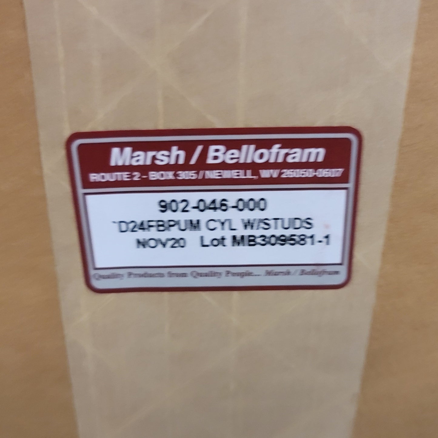 New Marsh Bellofram 902-046-000 D24FBPUM Diaphragm Cylinder, 5.25" Stroke