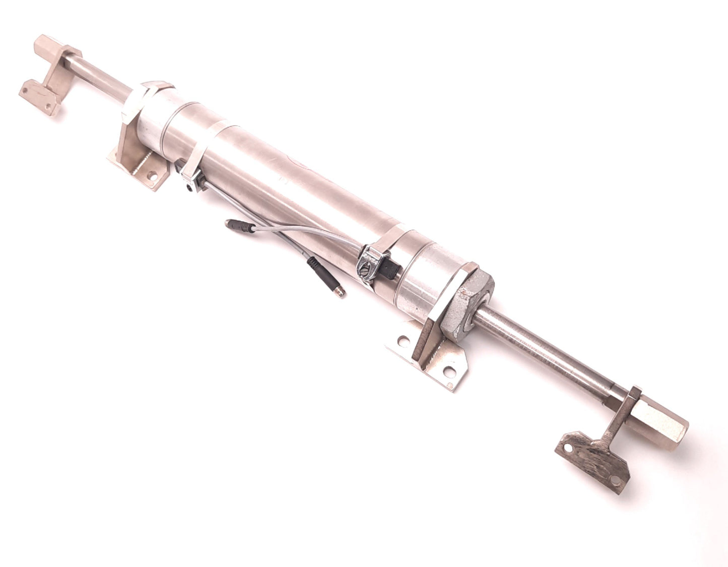 Used Bimba M-317-DXDE Pneumatic Cylinder W/ Magnet & Two Switches 3" Bore, 7" Stroke