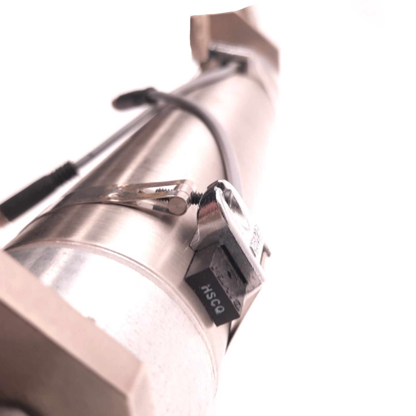 Used Bimba M-317-DXDE Pneumatic Cylinder W/ Magnet & Two Switches 3" Bore, 7" Stroke