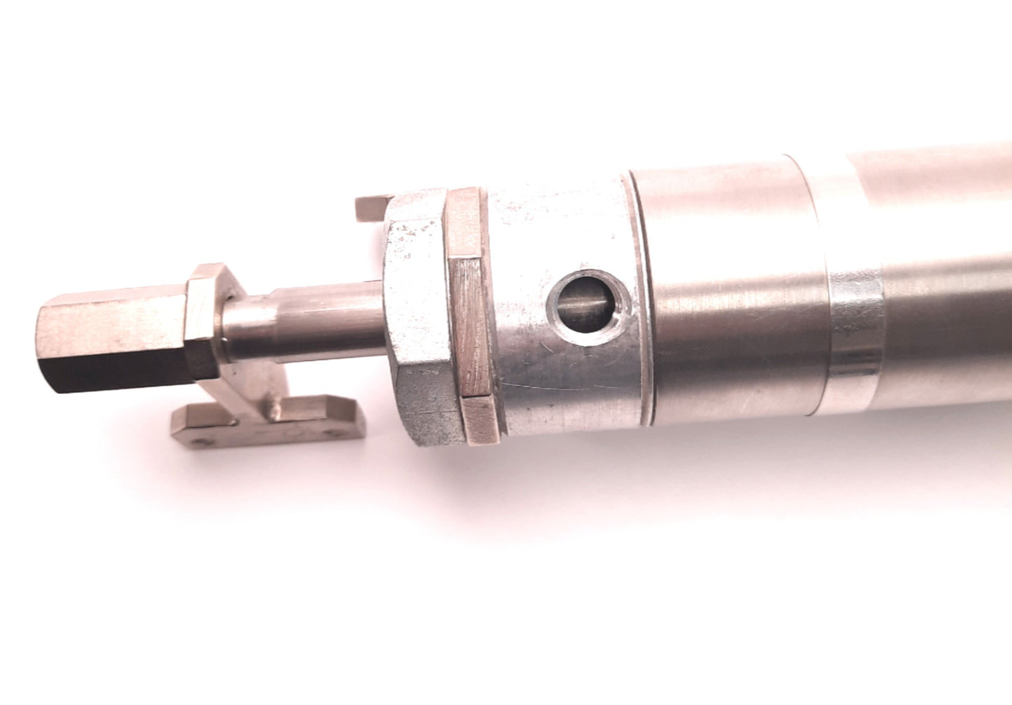 Used Bimba M-317-DXDE Pneumatic Cylinder W/ Magnet & Two Switches 3" Bore, 7" Stroke