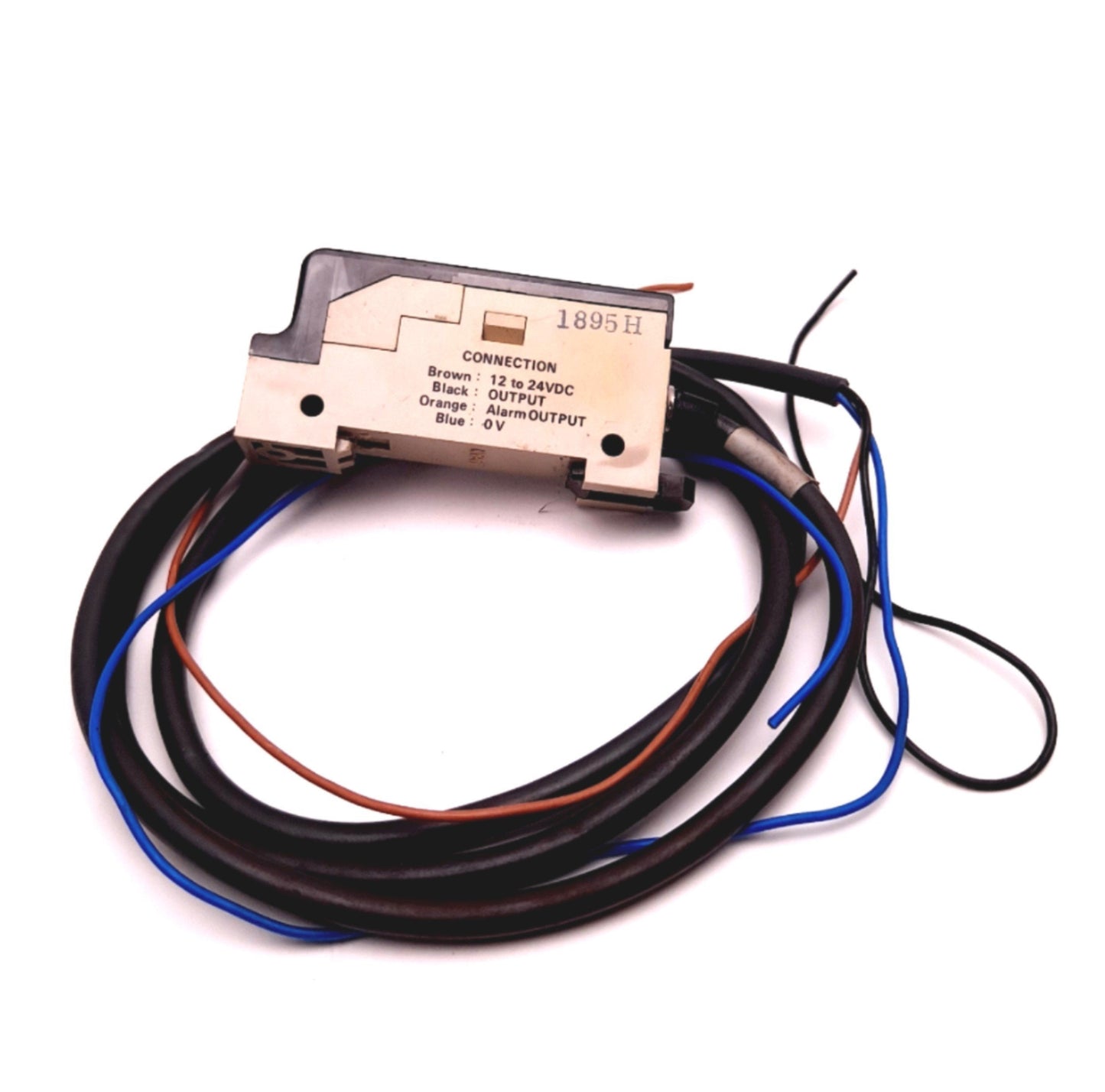 Used Omron E3C-JC4P Amplifier Sensor Transducer 12-24VDC 50mA NPN Din Rail