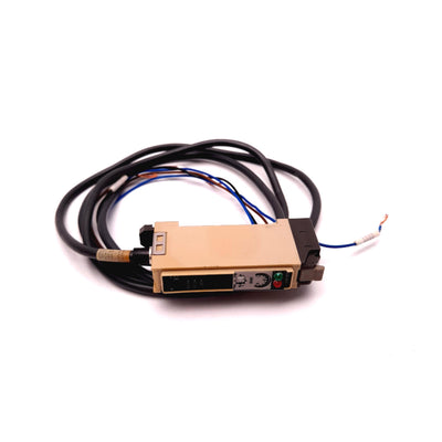 Used Omron E3X-A11 Photoelectric Sensor Amplifier Fiber Optic 10-30VDC NPN