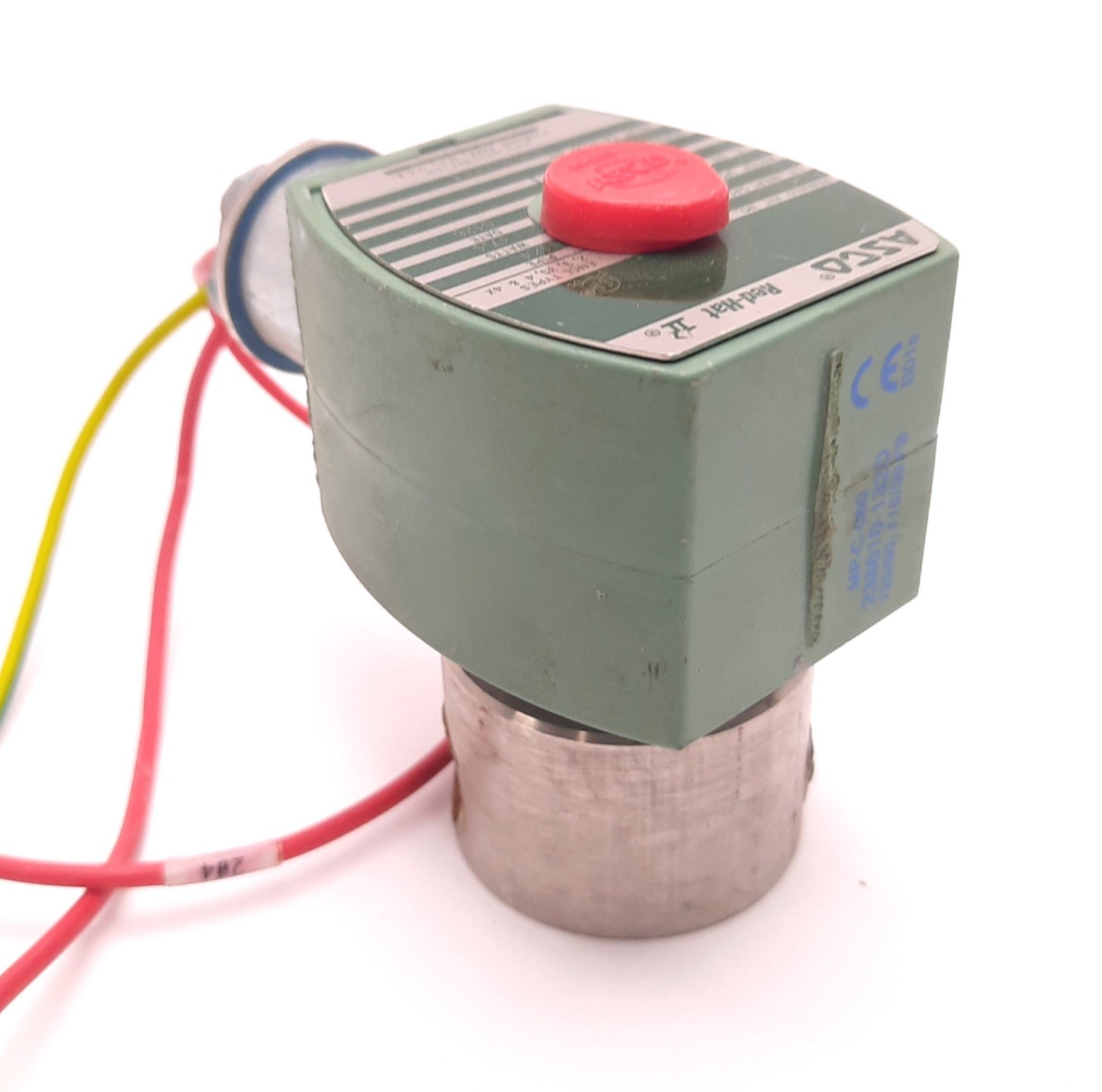 Used ASCO 8262G230E Red Hat Solenoid Valve 1/4" NPT, 17 Watts, 90 Psi Inert Gas