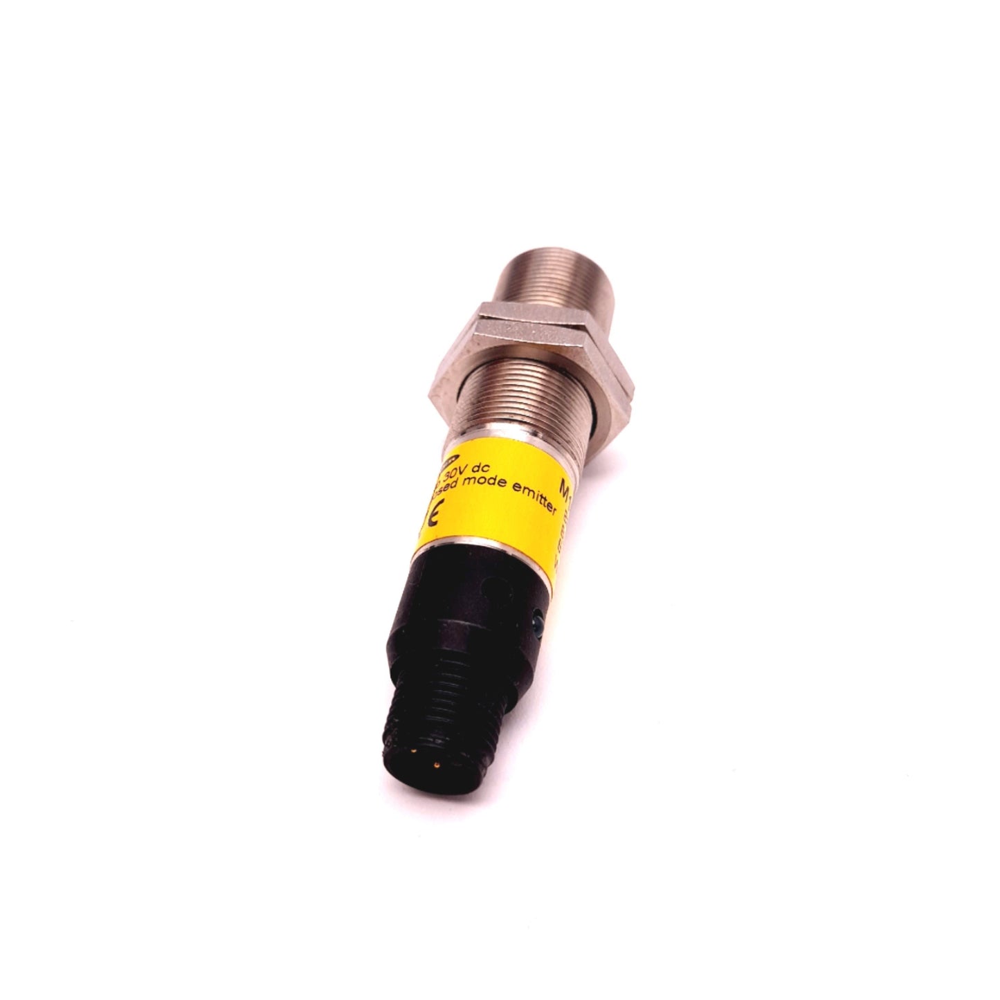 New Banner M186EQ Photoelectric Sensor 10-30VDC M18 Threaded, Sensing Rage 20000mm