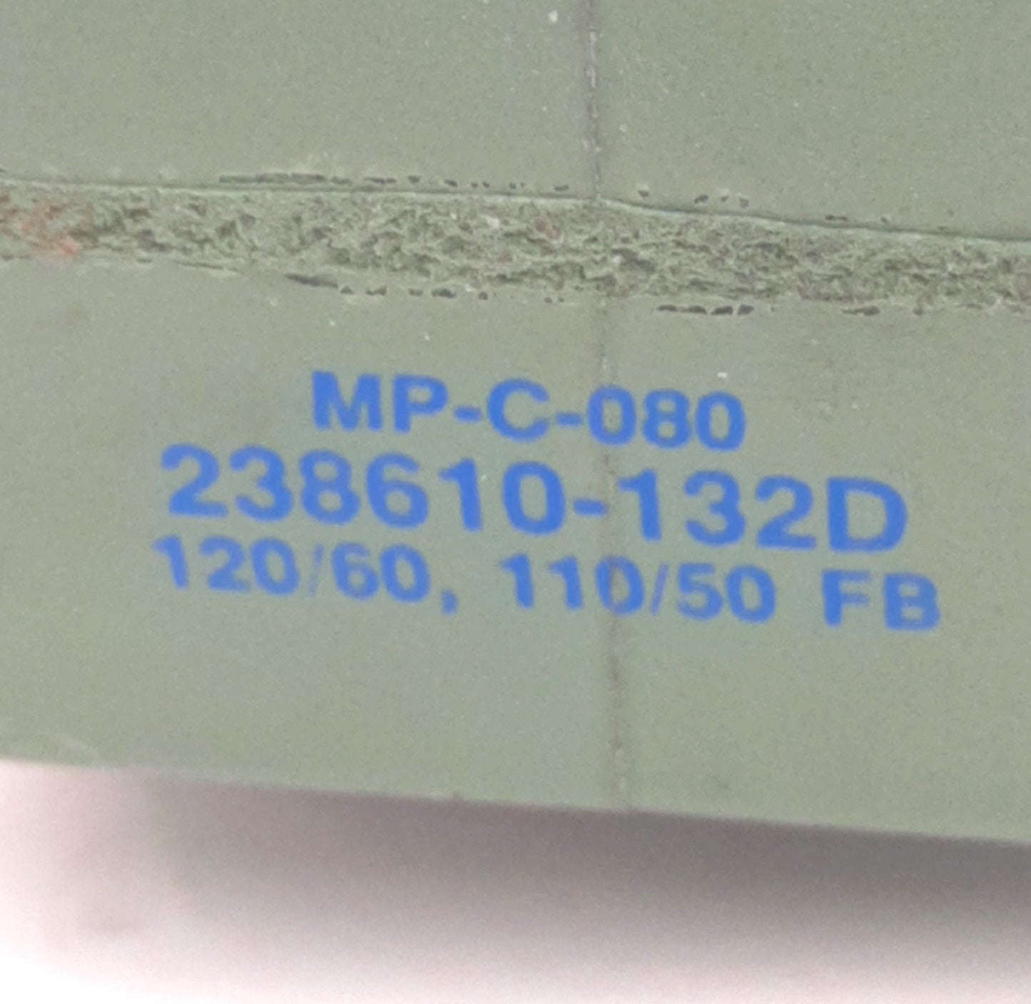Used ASCO 238610-132D MP-C-080 Red Hat Solenoid Coil 110-120V 50-60Hz, 9/16" ID